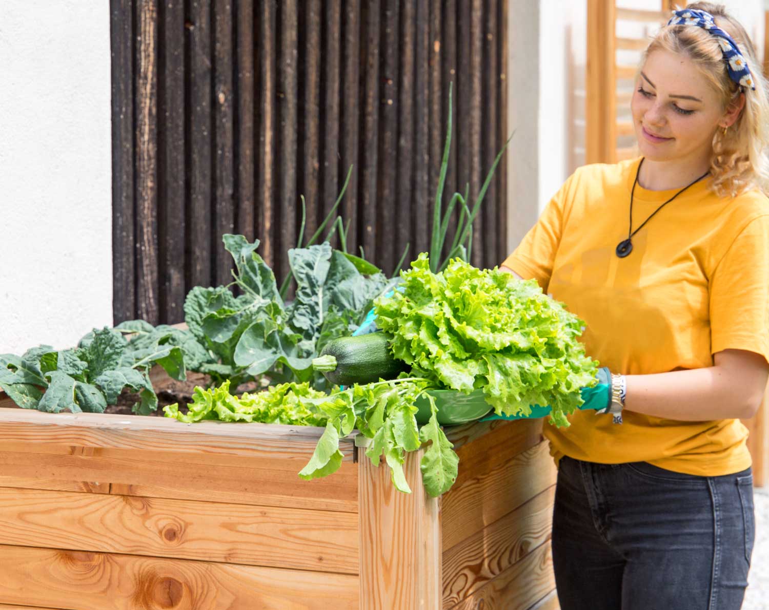 Hochbeet aus Lärche EasyQuadro