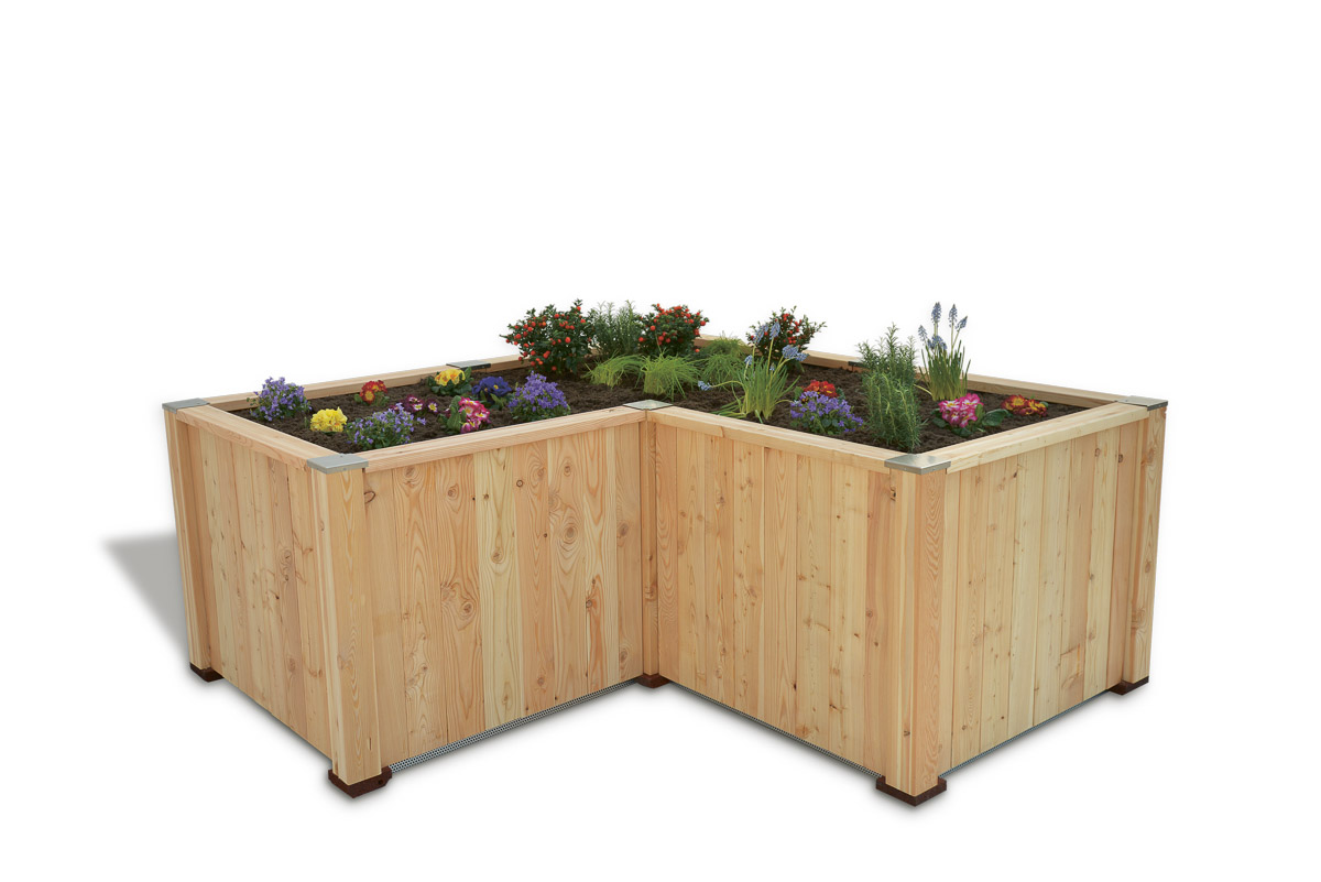 Hochbeet Concordia Basic+Erweiterung+Winkel Hochbeet Concordia Basic+Erweiterung+Winkel