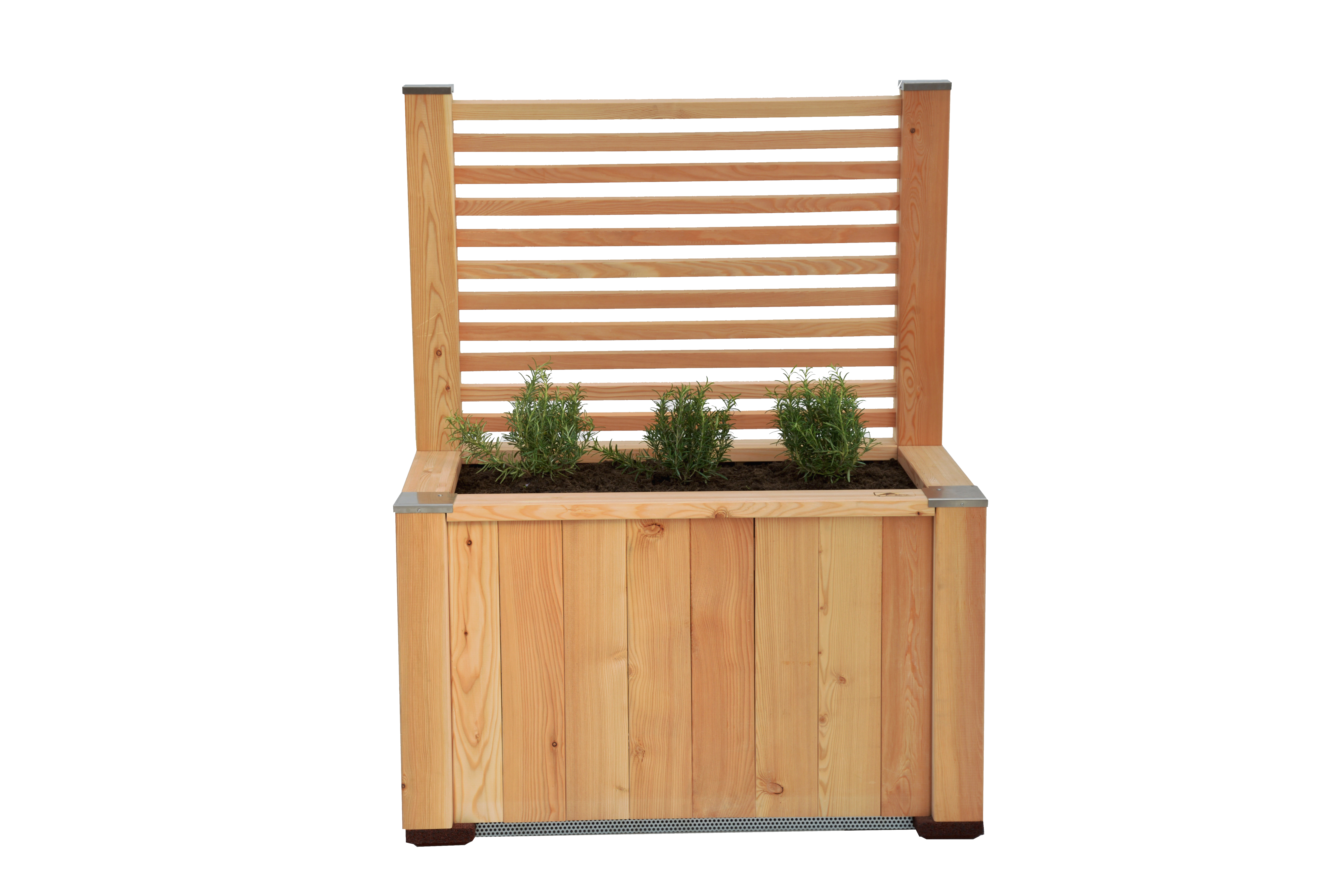 Hochbeet City mit Rankgitter ohne Einsatz Hochbeet